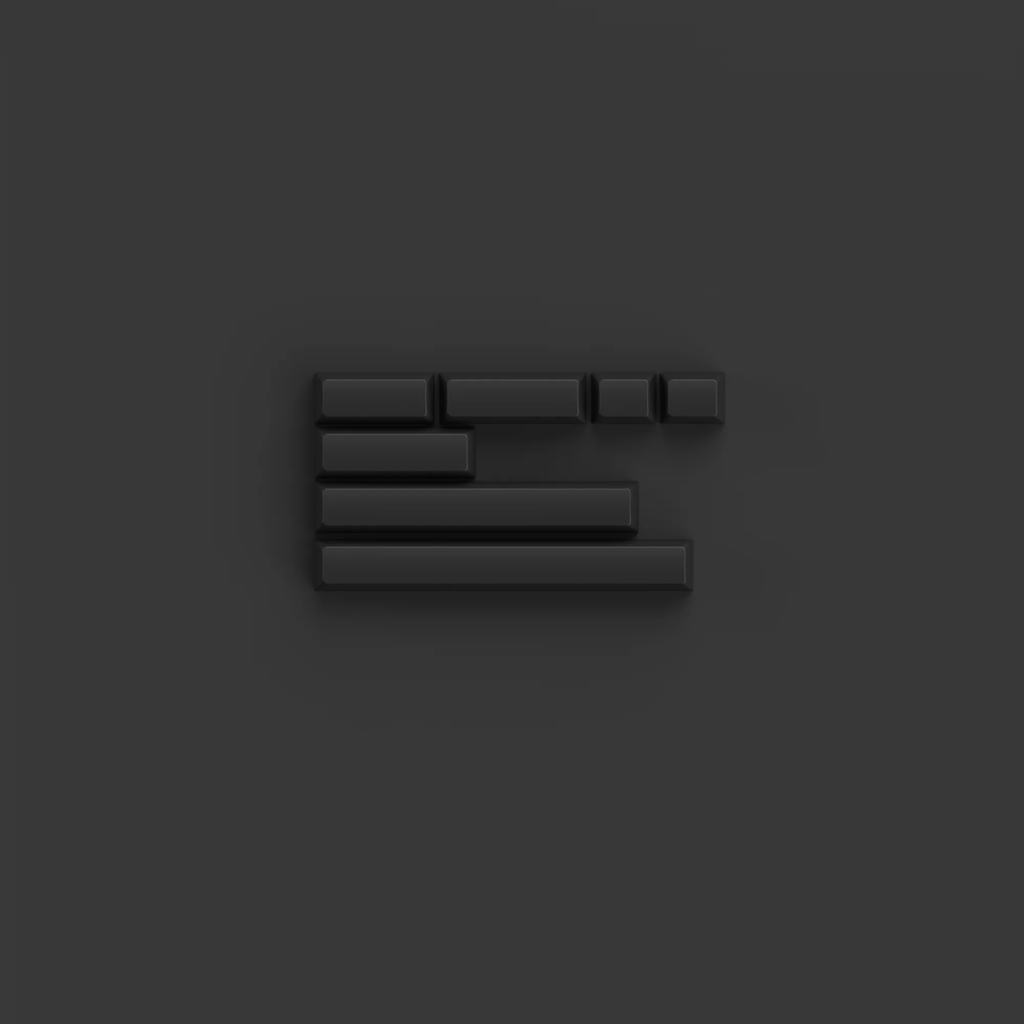 White on Black ABS SAL Tastenkappen Set (195 Tasten) - Image 6
