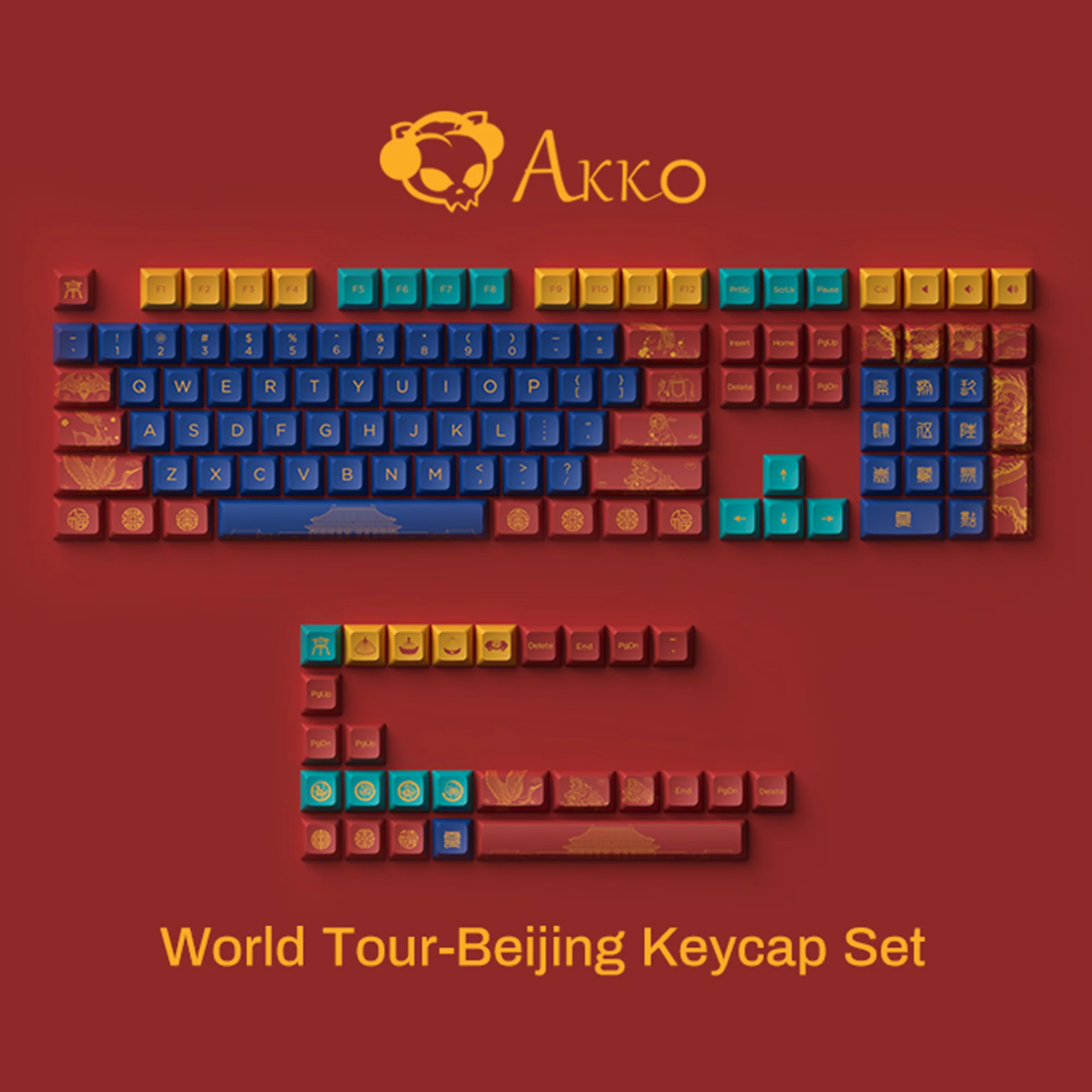 World Tour-Beijing Tastenkappen Set (135 Tasten) - Image 2